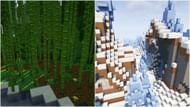 Spawn locations of pandas and polar bears (Image via Minecraft)